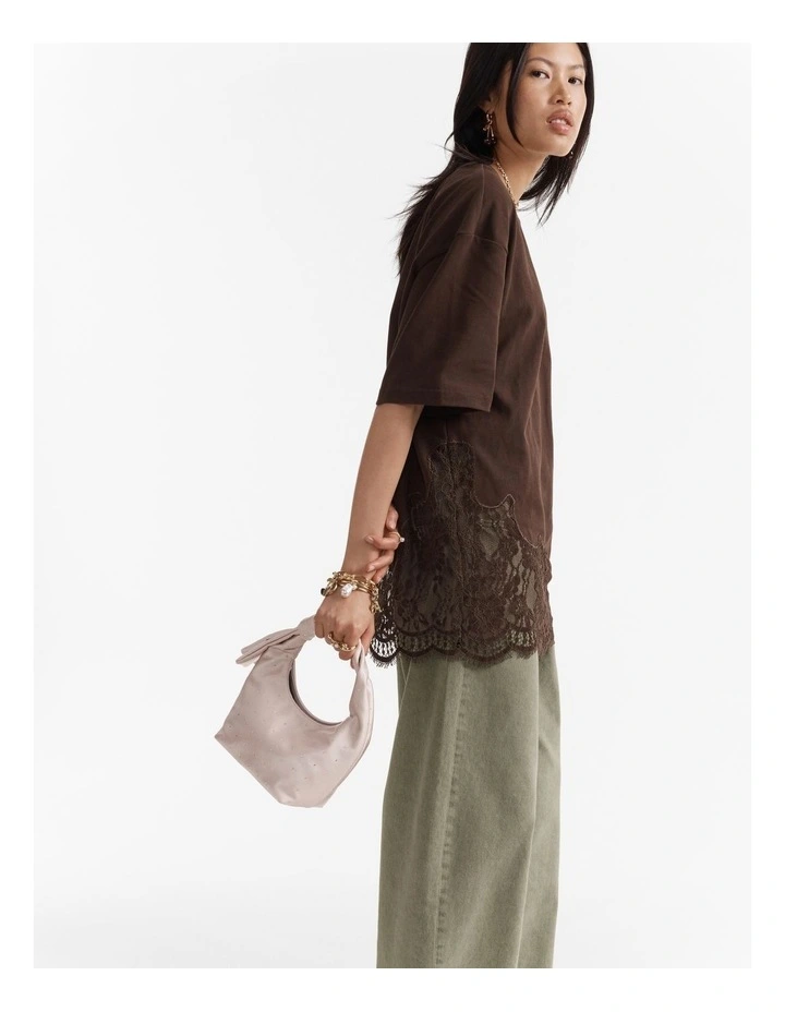 Astra Crystal Grab Bag in Champagne image 2