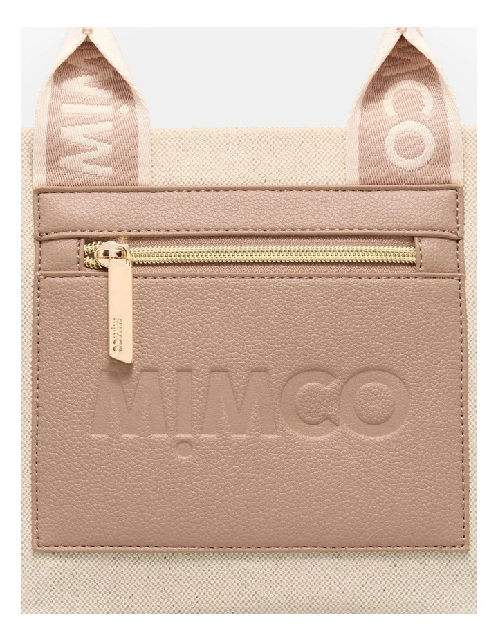 Patch Mini Tote Bag in Natural image 6