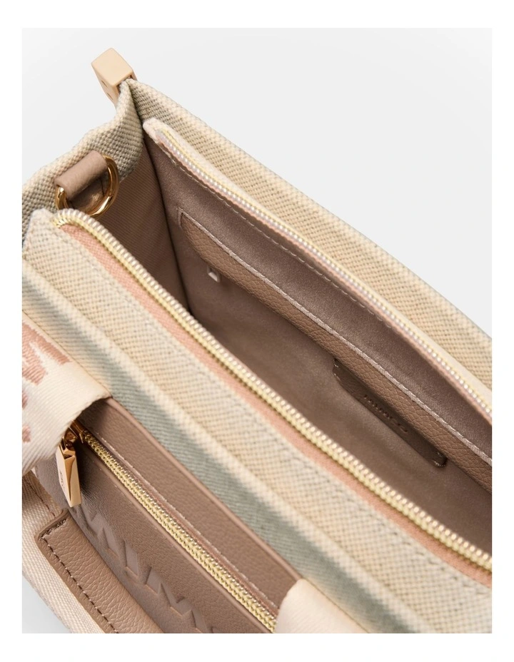 Patch Mini Tote Bag in Natural image 7