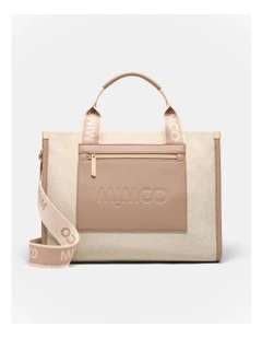 Patch Tote Bag in Natural