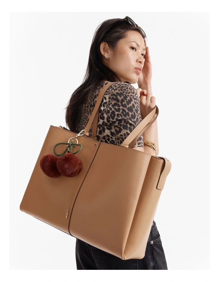 Metro Worker Tote Bag in Caramel image 2