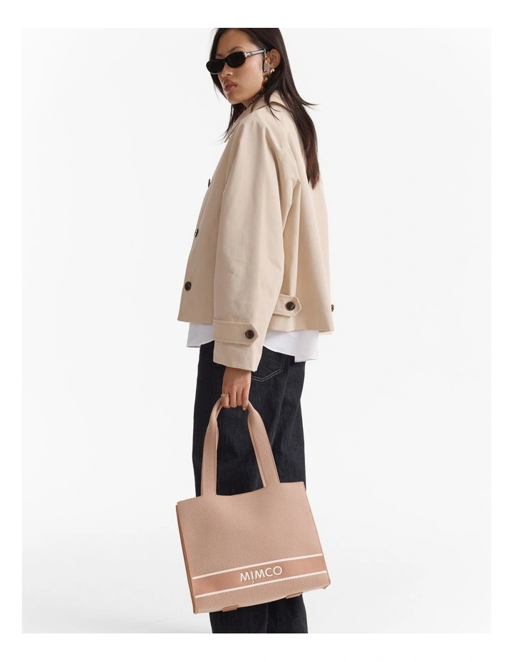 Blondie Boxy Tote Bag in Fawn image 2