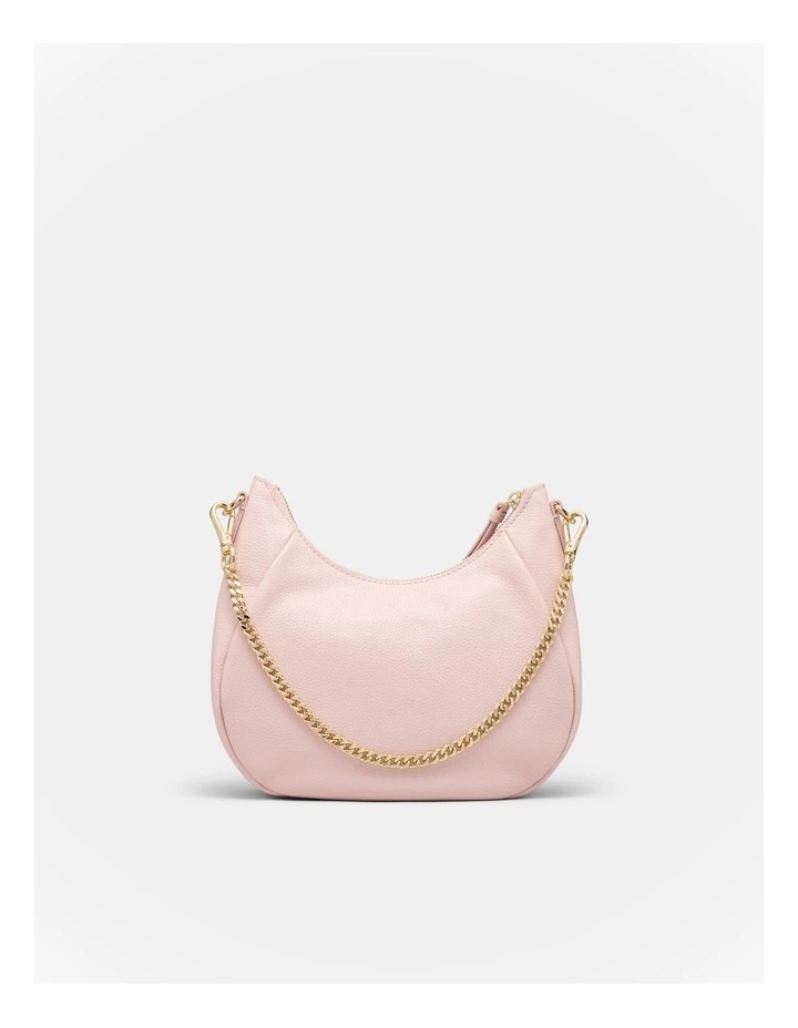 Lily Crescent Crossbody Bag in Petal image 5