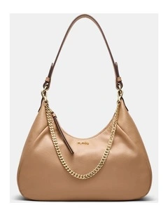 Lily Shoulder Day Bag in Caramel