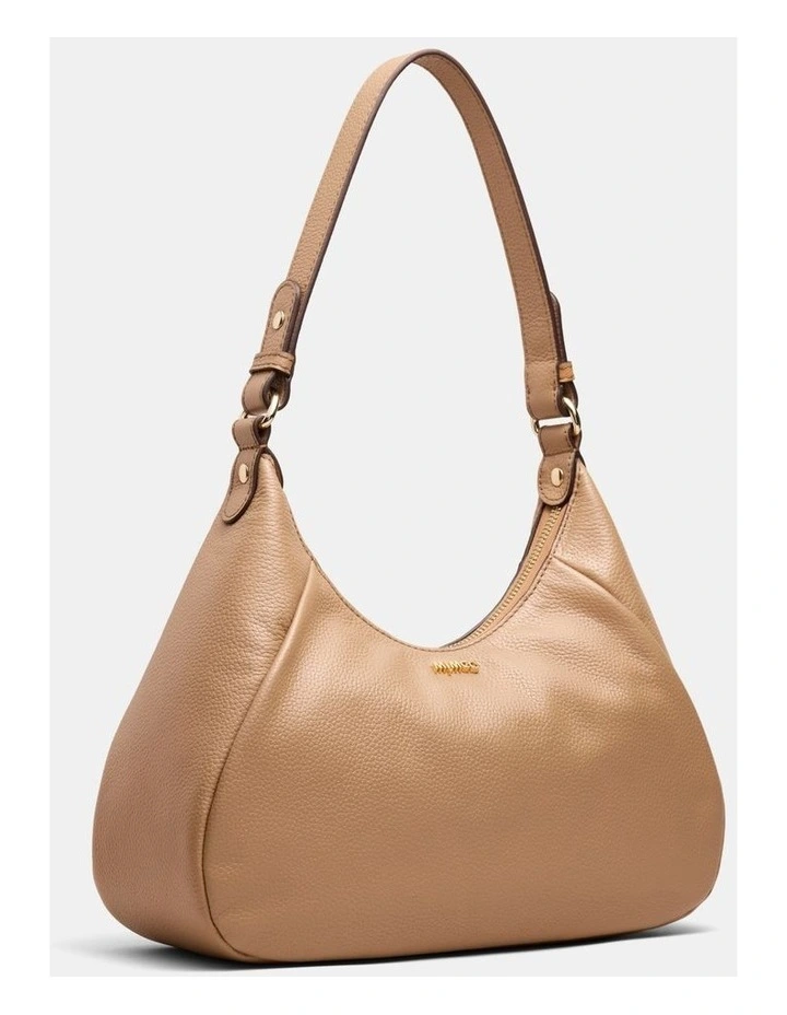 Lily Shoulder Day Bag in Caramel image 3