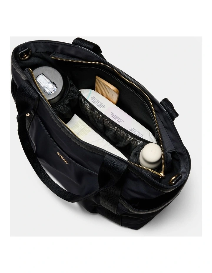 Dove Tote Bag in Black image 7