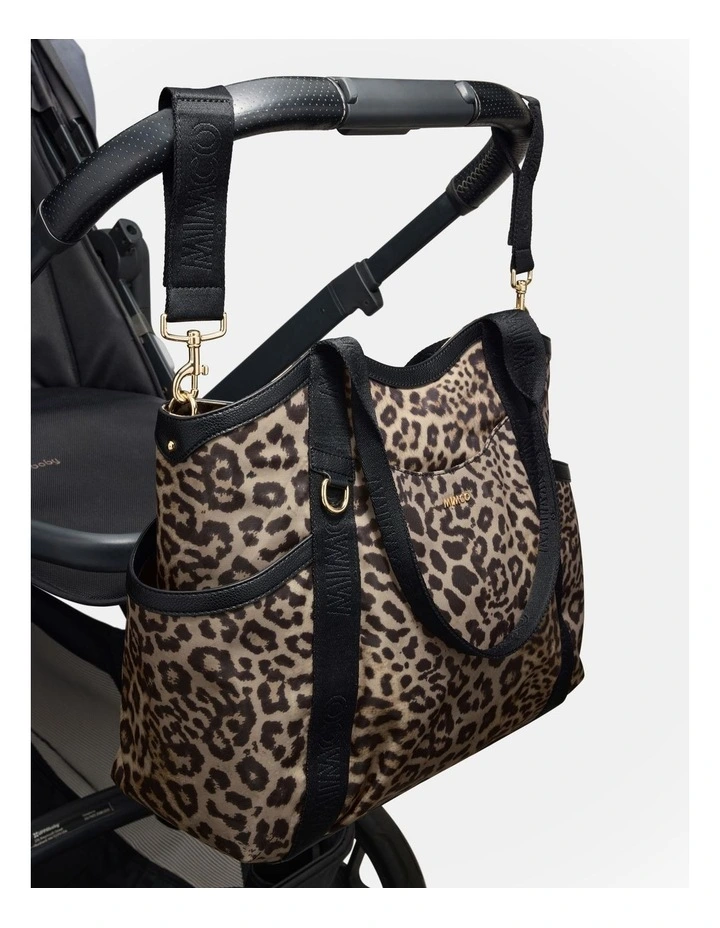 Dove Tote Bag in Leopard image 3