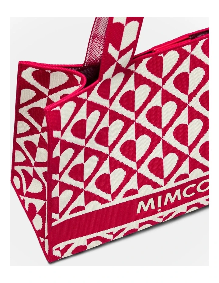 Blondie Boxy Tote Bag in Red Multi image 5