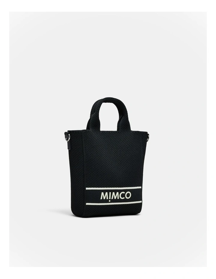 Blondie Mini Tote Crossbody Bag in Black image 3