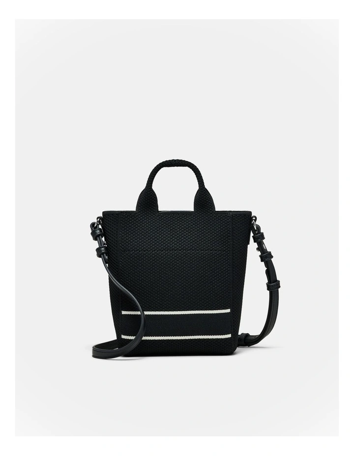 Blondie Mini Tote Crossbody Bag in Black image 5