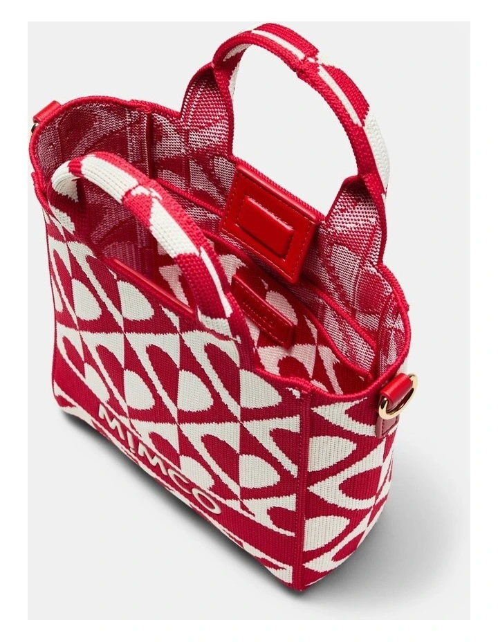Blondie Mini Tote Crossbody Bag in Red Multi image 7