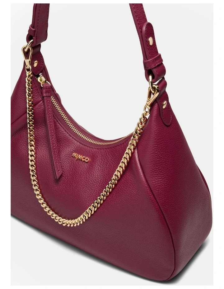 Lily Shoulder Day Bag in Bordeaux image 6