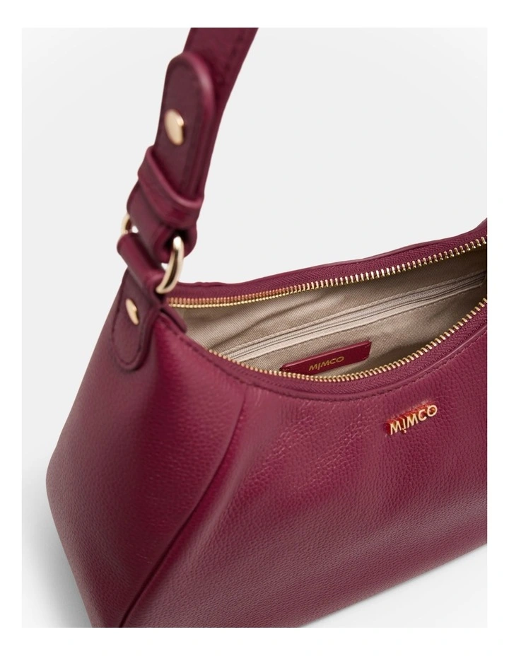 Lily Shoulder Day Bag in Bordeaux image 7