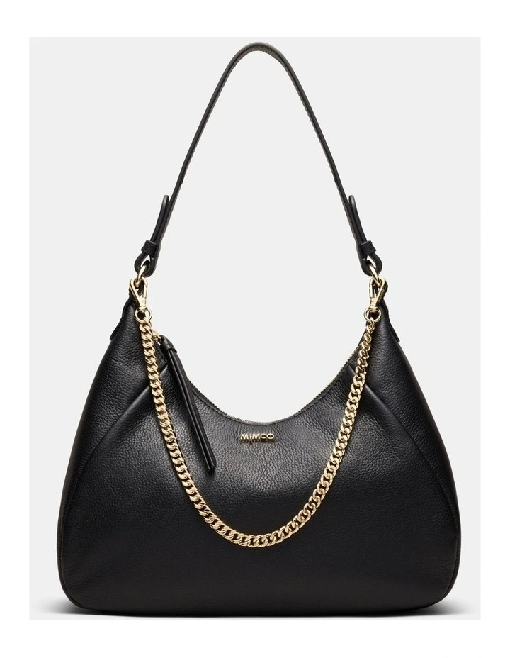 Lily Shoulder Day Bag in Black image 1