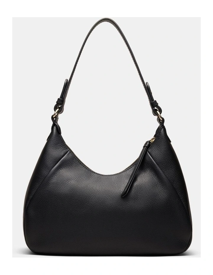 Lily Shoulder Day Bag in Black image 5