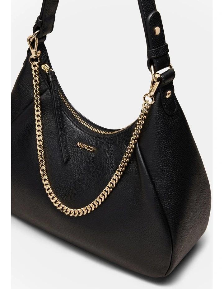 Lily Shoulder Day Bag in Black image 6
