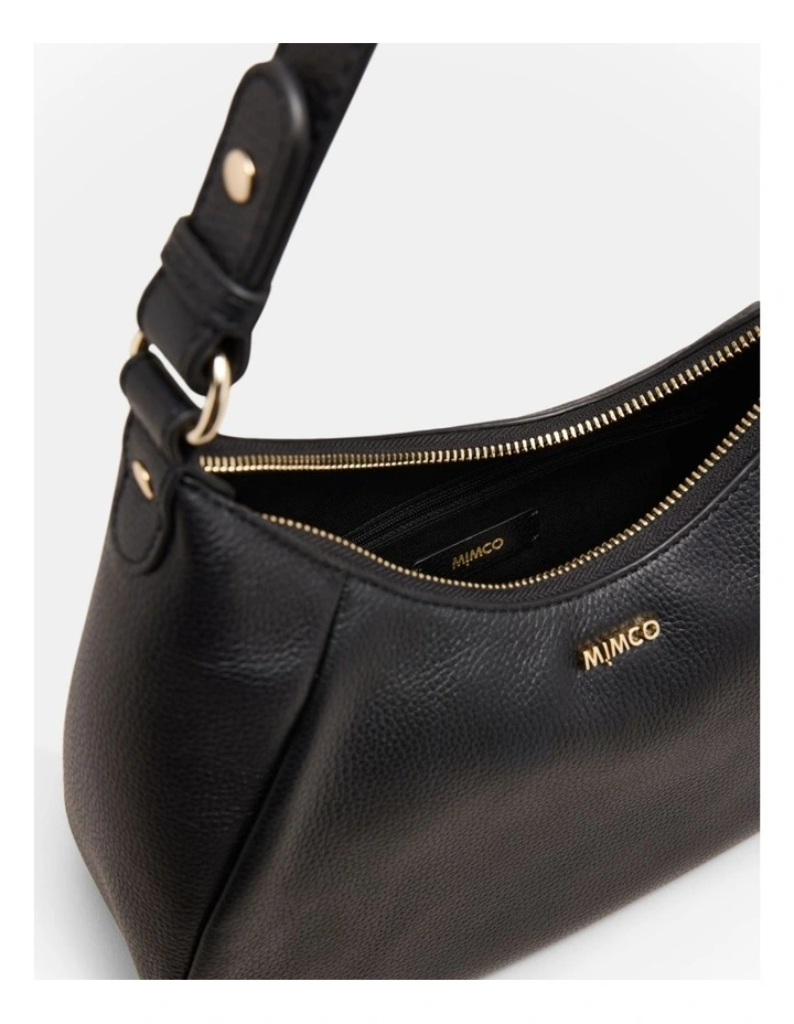 Lily Shoulder Day Bag in Black image 7