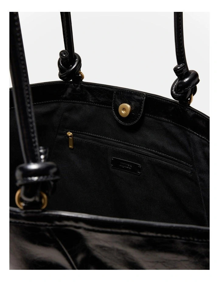 Yasmine Tote Bag in Black image 7