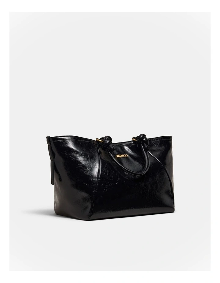 Yasmine Mini Tote Bag in Black image 3