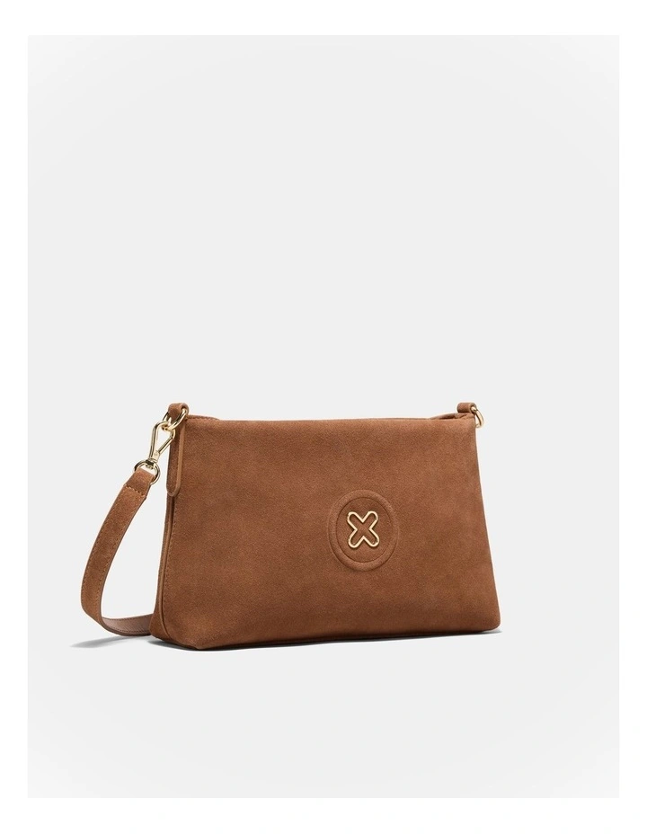 Bay Strap Crossbody Bag in Pecan image 3