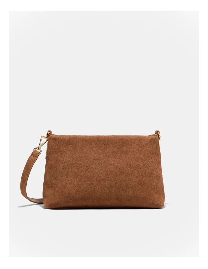 Bay Strap Crossbody Bag in Pecan image 5