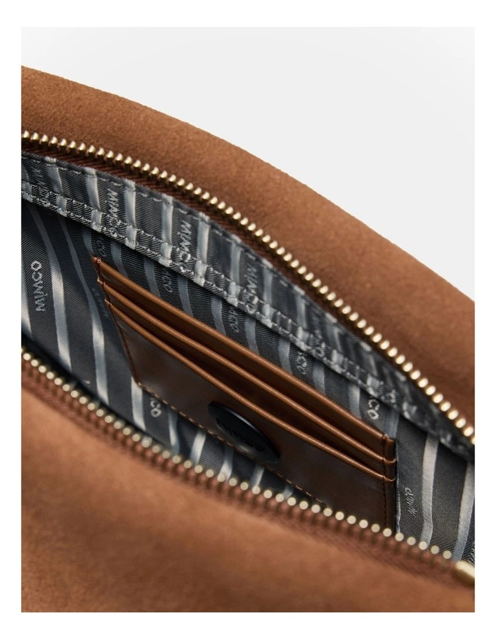 Bay Strap Crossbody Bag in Pecan image 7