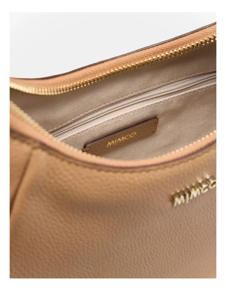 Lily Crescent Crossbody Bag in Caramel image 7