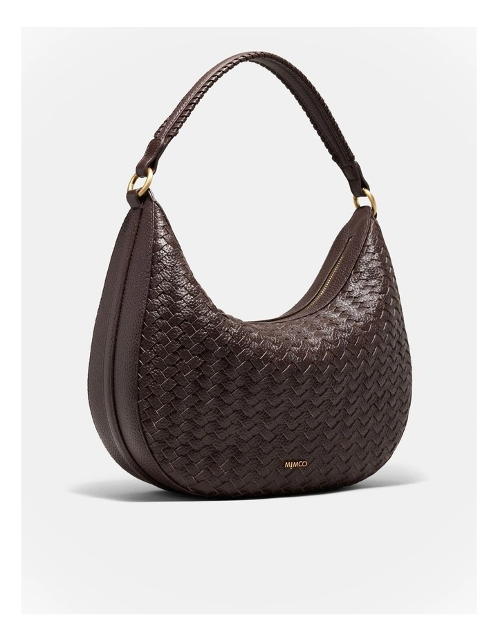 Luna Crescent Bag in Cocoa image 3