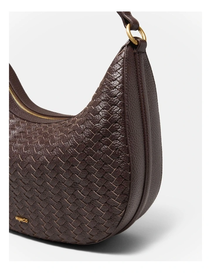 Luna Crescent Bag in Cocoa image 6