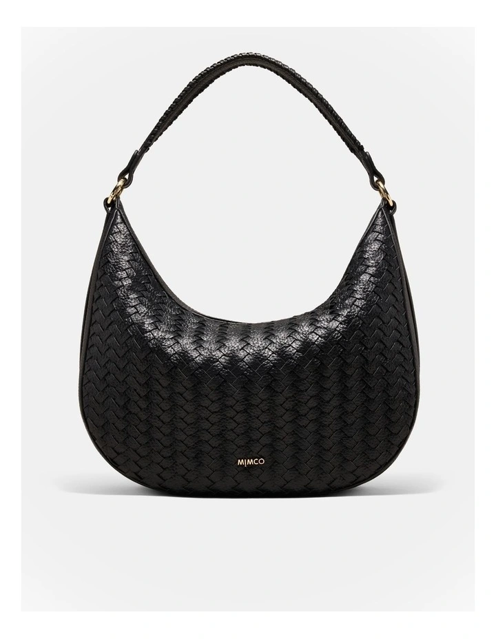 Luna Crescent Bag in Black image 1