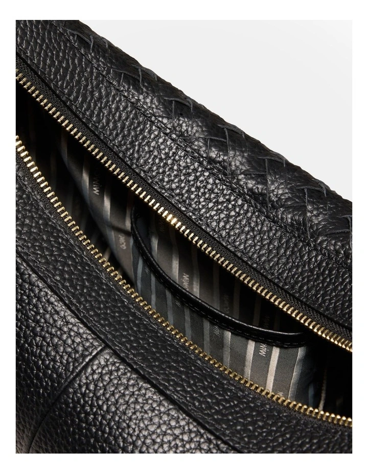 Luna Crescent Bag in Black image 7