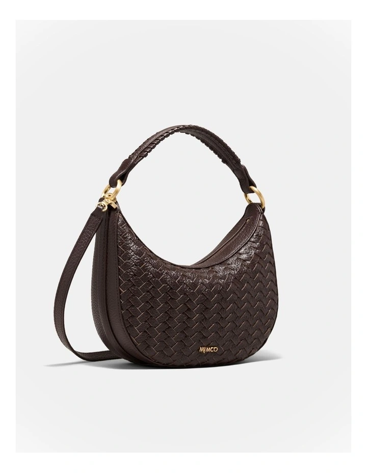 Luna Mini Crescent Bag in Cocoa image 3