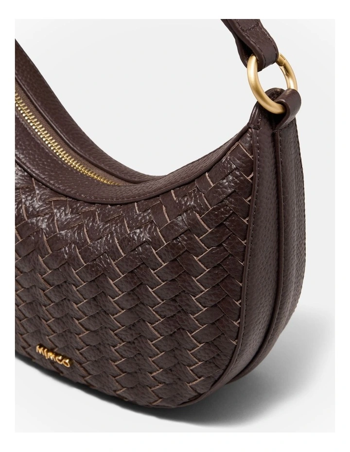 Luna Mini Crescent Bag in Cocoa image 6