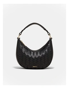 Luna Mini Crescent Bag in Black