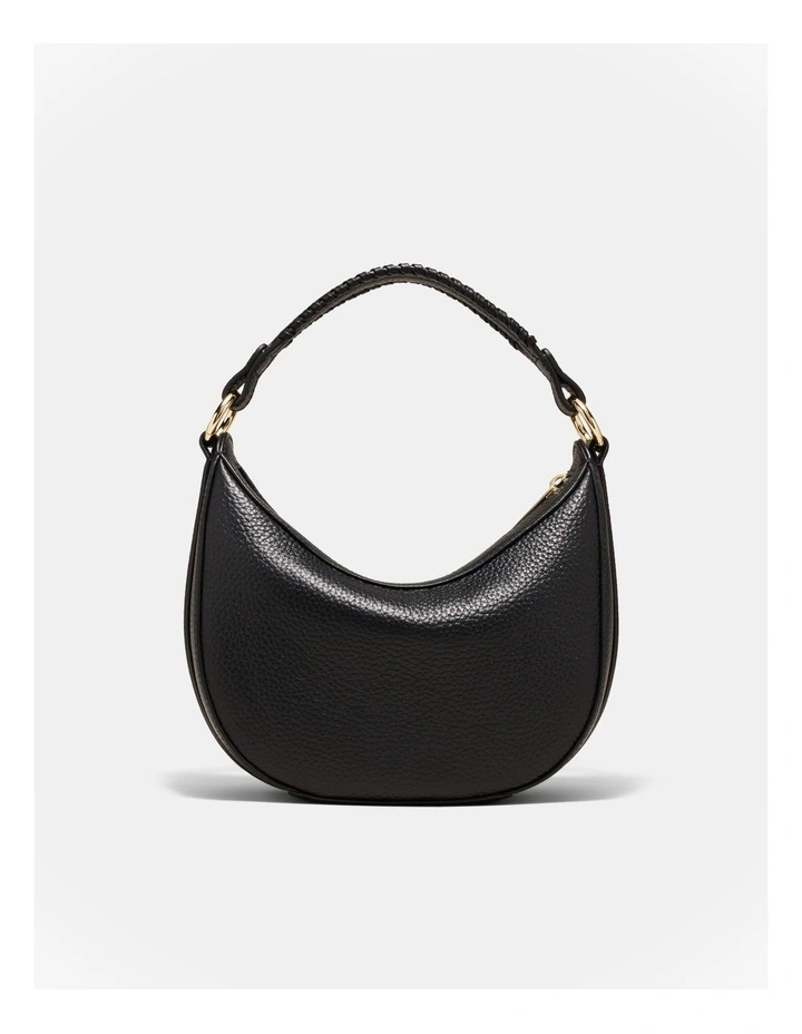 Luna Mini Crescent Bag in Black image 5