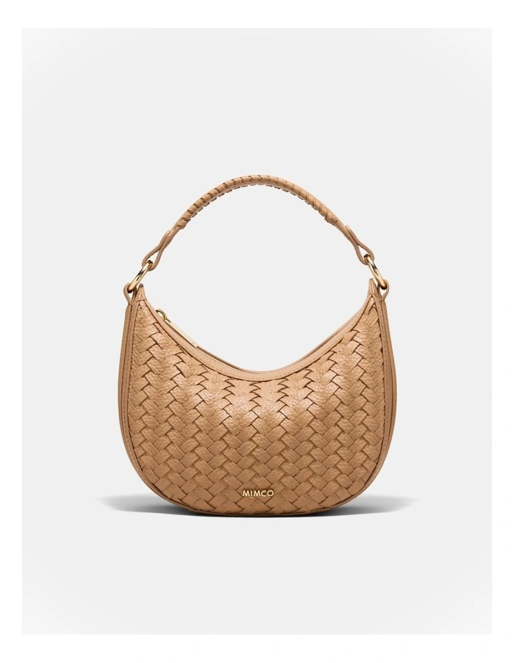 Luna Mini Crescent Bag in Caramel image 1