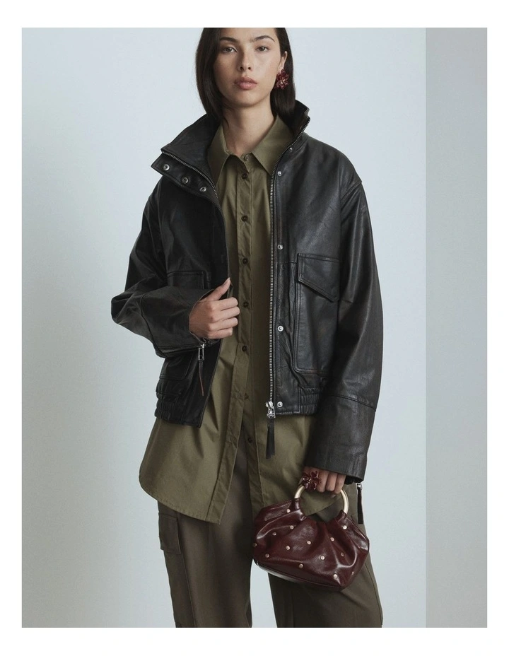 Goldie Ring Grab in Merlot image 7