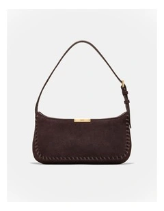 Cove Slim Shoulder Bag in Bitter Chocolate
