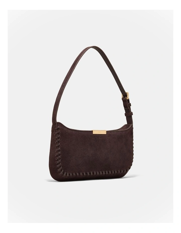 Cove Slim Shoulder Bag in Bitter Chocolate image 3