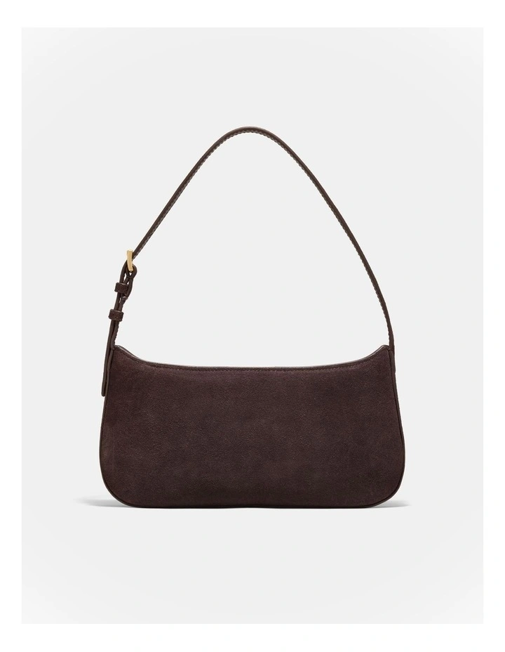 Cove Slim Shoulder Bag in Bitter Chocolate image 5