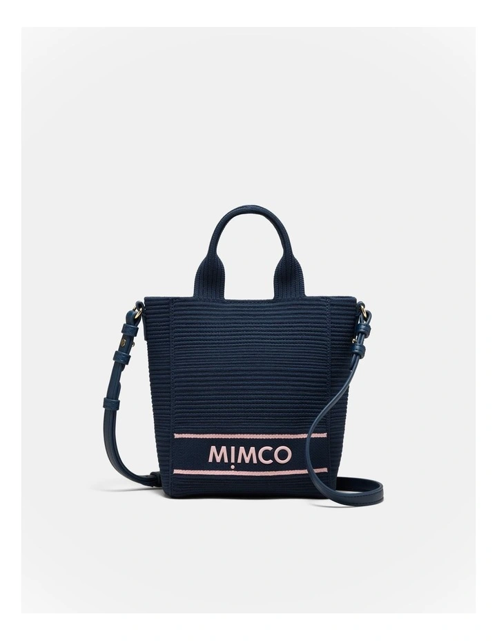 Blondie Mini Tote Bag in Navy image 1