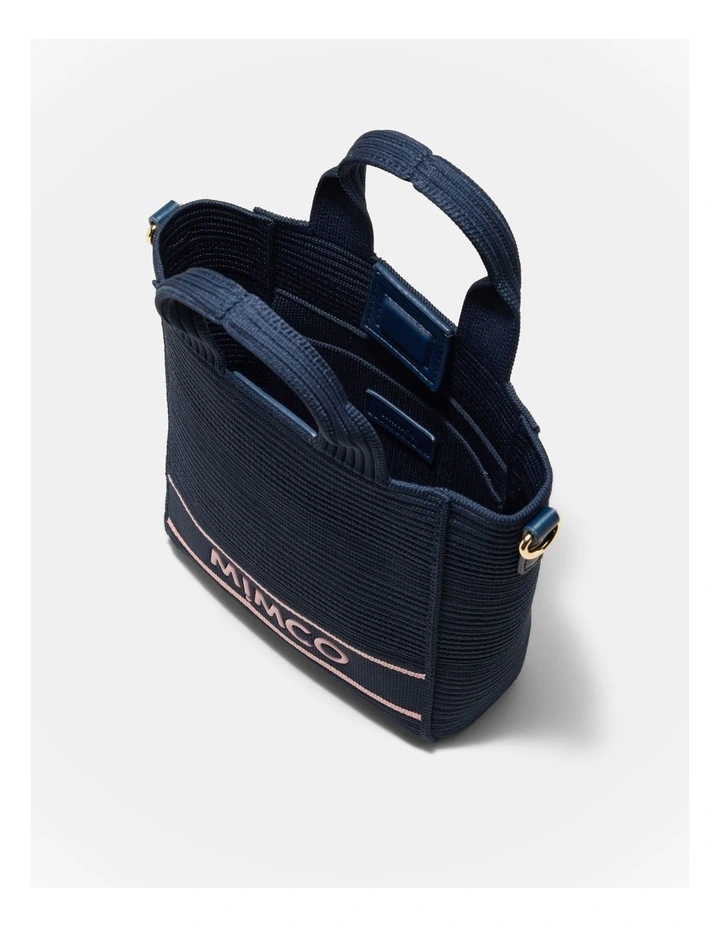 Blondie Mini Tote Bag in Navy image 7