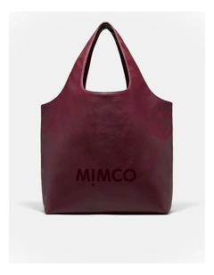 Brittany Tote Bag in Merlot