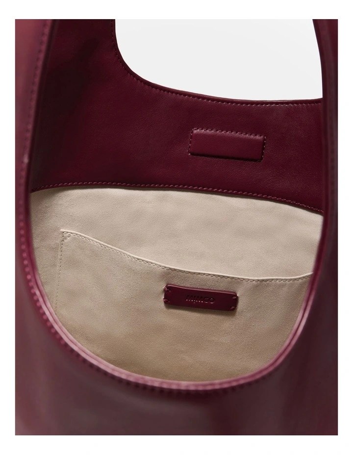 Brittany Tote Bag in Merlot image 5