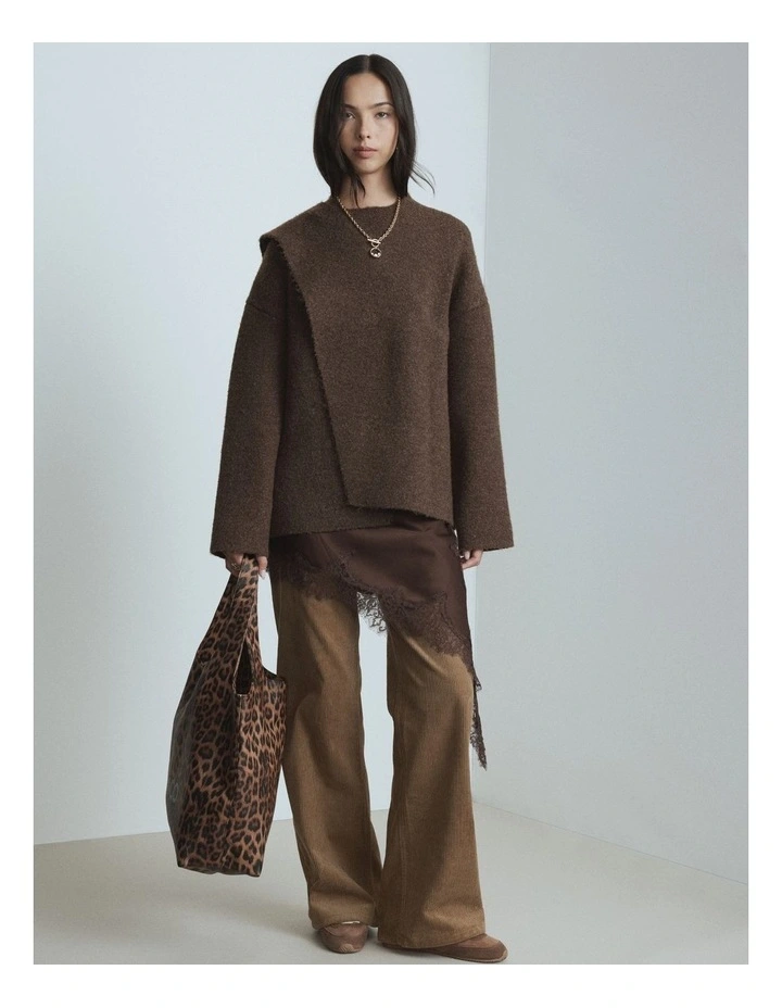 Brittany Tote Bag in Leopard image 4