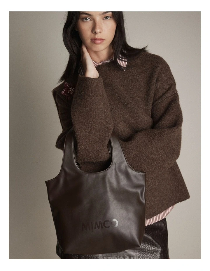 Brittany Mini Tote Bag in Espresso image 2