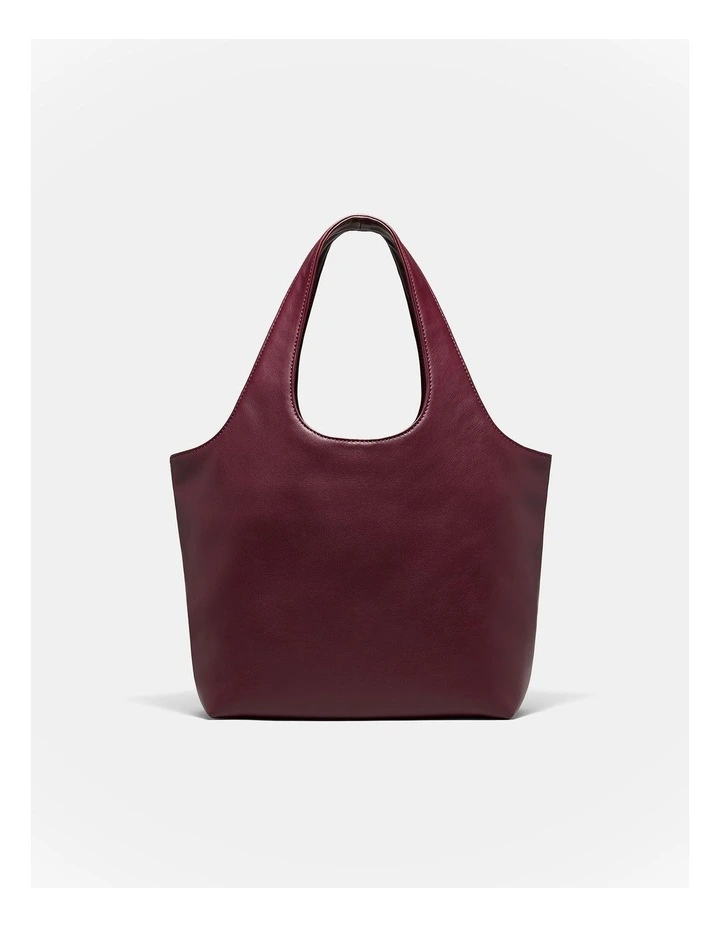 Brittany Mini Tote Bag in Merlot image 3