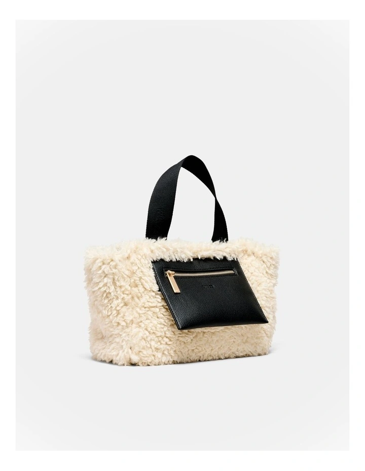 Sutton Mini Tote Bag in Black image 3