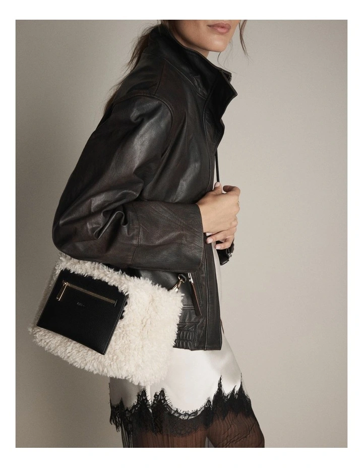 Sutton Mini Tote Bag in Black image 4