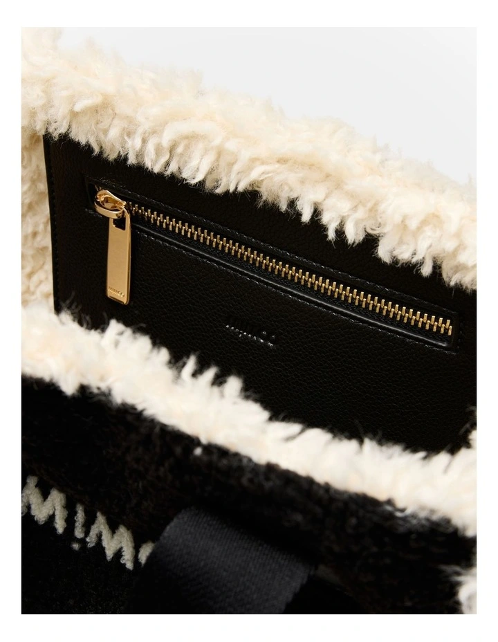 Sutton Mini Tote Bag in Black image 7